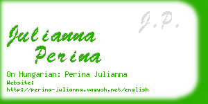 julianna perina business card